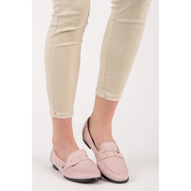 Seastar Suede loafers pink 2