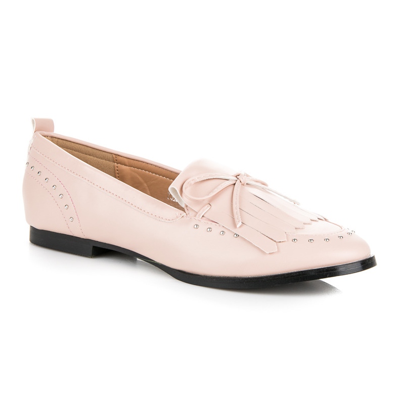 Seastar Stylish Moccasins For Spring pink 1