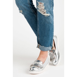 Moccasins on the VICES platform grey 2