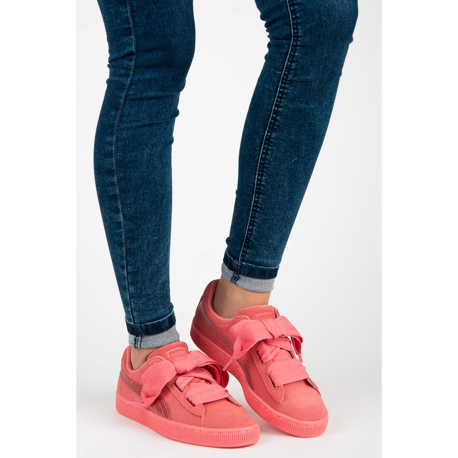 Puma Suede Heart Snk Jr pink