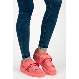 Puma Suede Heart Snk Jr pink 1