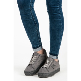 MCKEYLOR glitter sneakers grey 2