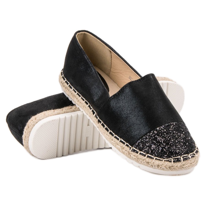 Erynn Slip-on Shoes With Glitter black 2 Erynn Slip-on Shoes With Glitter black 2