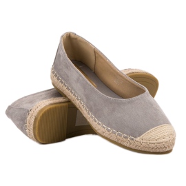 Marquiz Suede ballerinas grey 1