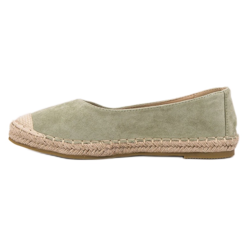 Marquiz Suede ballerinas green 1