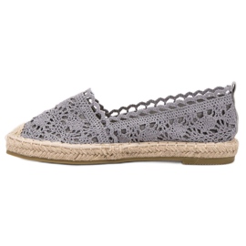 Seastar Lace Espadrilles grey 1