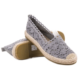 Seastar Lace Espadrilles grey 2