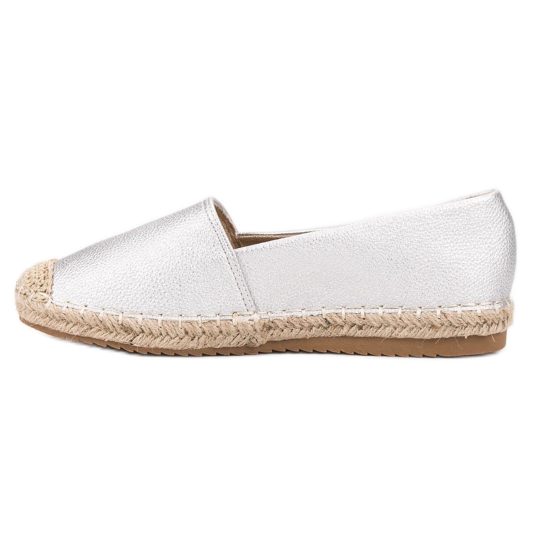 Primavera Silver Espadrilles grey 1