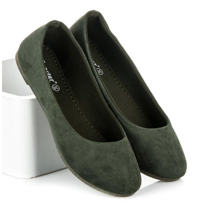 Seastar Comfortable ballerinas green 1