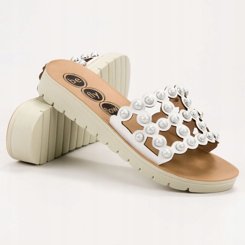 SHELOVET Casual Women's Slippers white 1