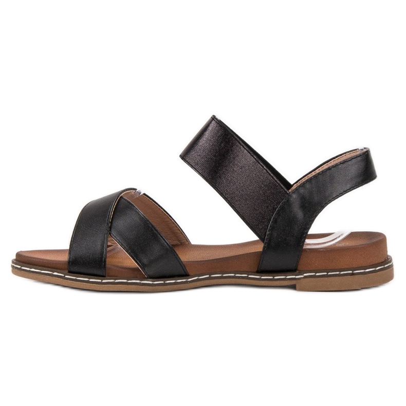 Mannika Black Sandals With An Eraser 2