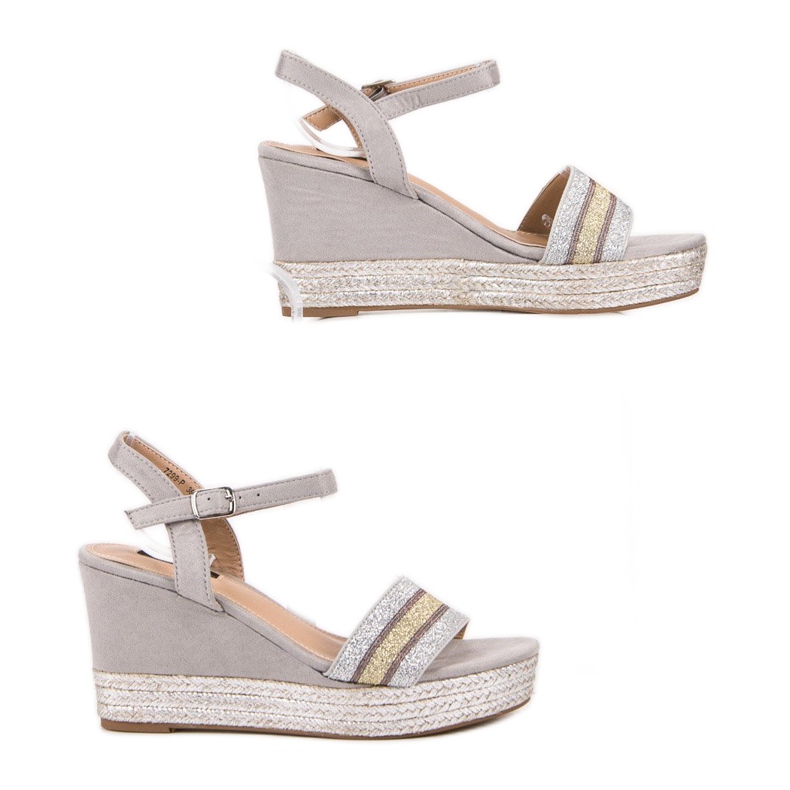 SDS Wedge Sandals grey 2