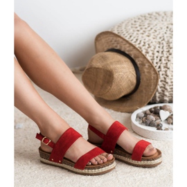 Bestelle Sandals With Glitter red 2