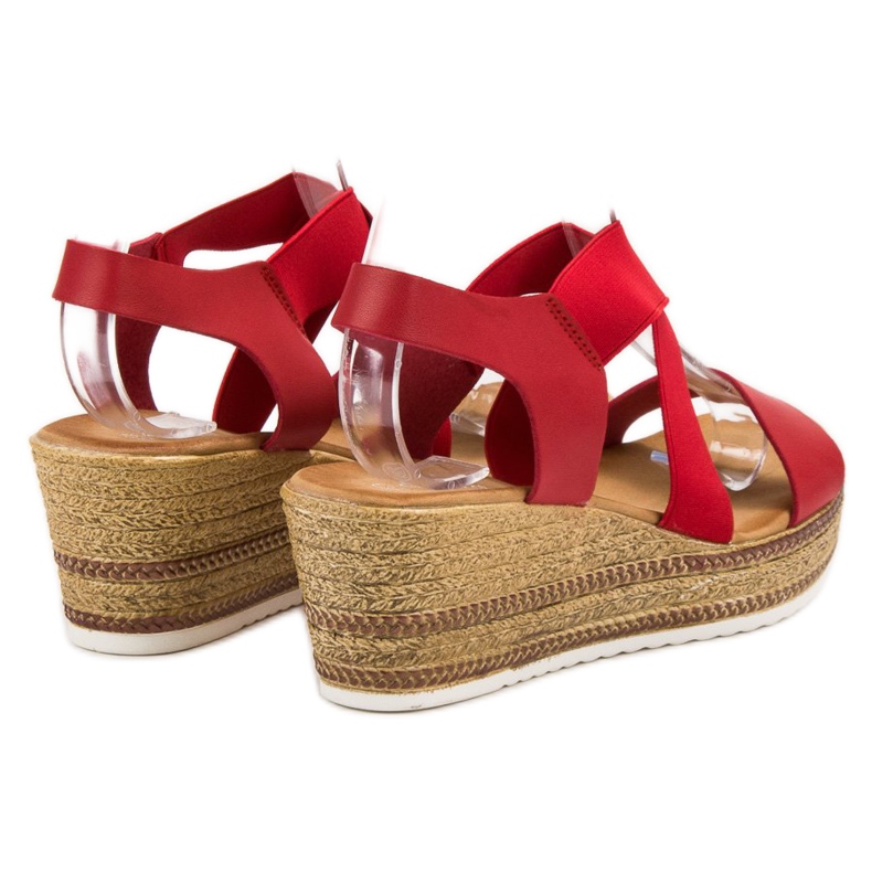 Flyfor Light Slip-on Sandals red 1