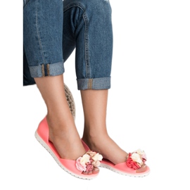 Ideal Shoes Meliski With Flowers pink 2