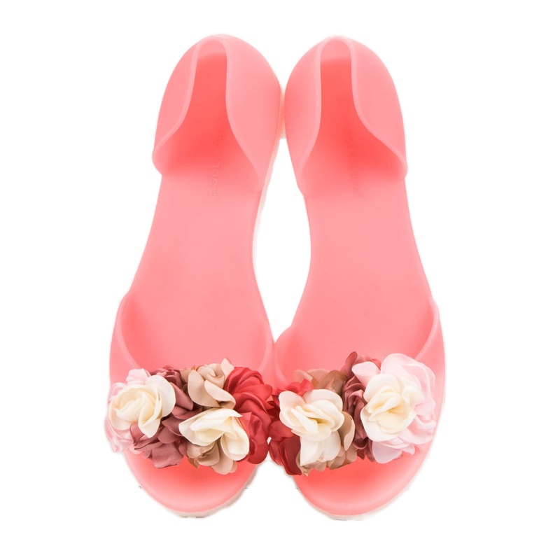 Ideal Shoes Meliski With Flowers pink 1 Ideal Shoes Meliski With Flowers pink 1