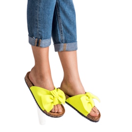 Queen Vivi Neon Women's Slippers yellow 1 Queen Vivi Neon Women's Slippers yellow 1