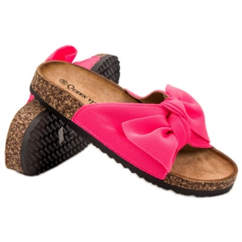 Queen Vivi Neon Women's Slippers pink 1 Queen Vivi Neon Women's Slippers pink 1