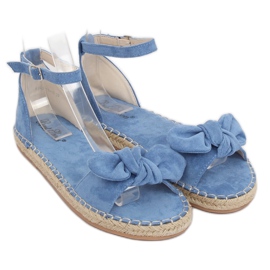 Blue espadrilles sandals YJ-2M11-18 Blue 1 Blue espadrilles sandals YJ-2M11-18 Blue 1