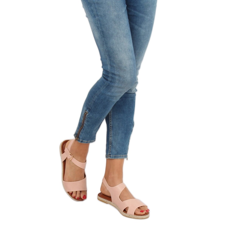 Pink women's sandals H-7 Pink 1