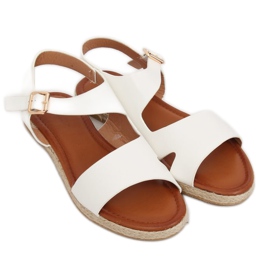 White women's sandals H-7 White 2