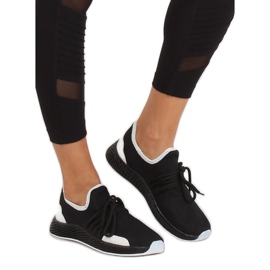 Black sports shoes B-6851 Black 2