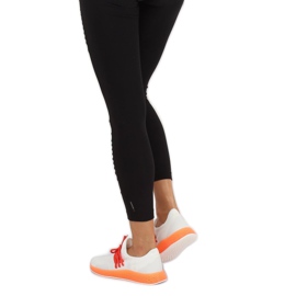 Orange and white sports shoes B-6851 Orange 1