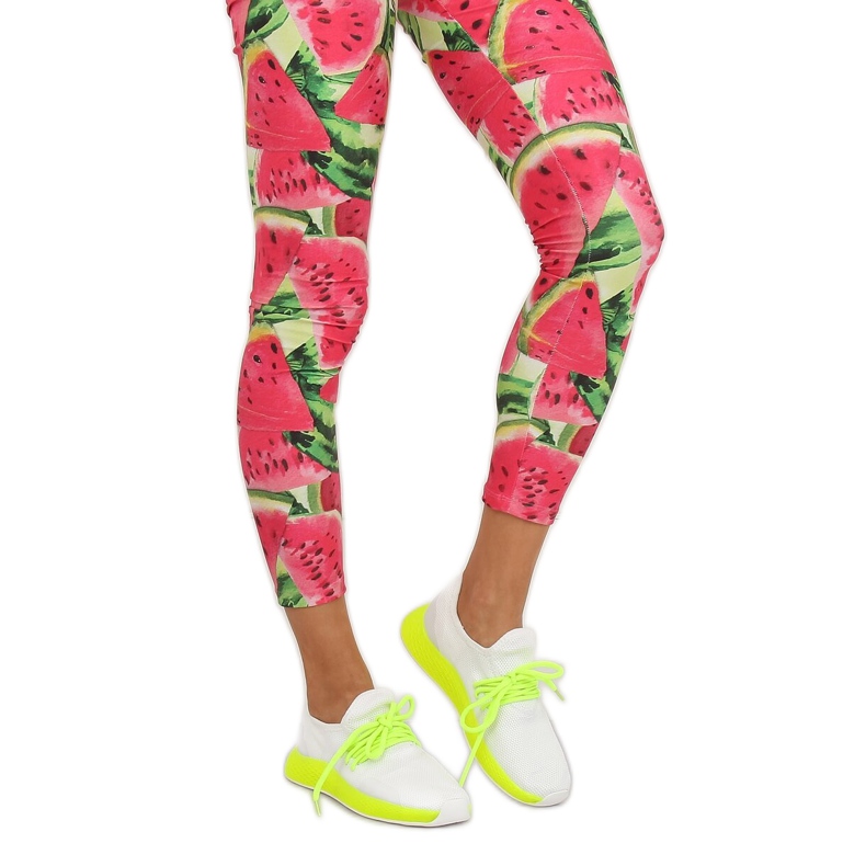 B-6851 Yellow white and yellow sports shoes 1