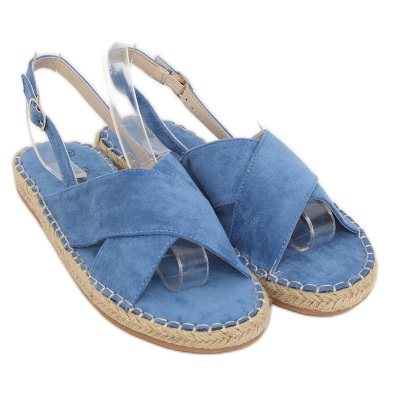 Blue espadrilles sandals YJ-2M12 Blue 1