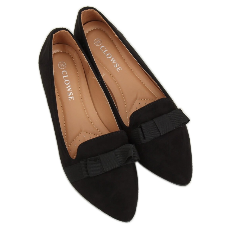 Black women's ballerinas 8F59 Black 1