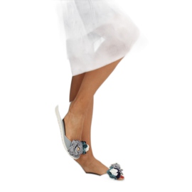 Meliski gray ballerinas W-13 Gray grey 1