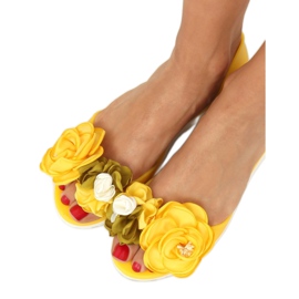 Meliski yellow ballerinas W-13 Yellow 1