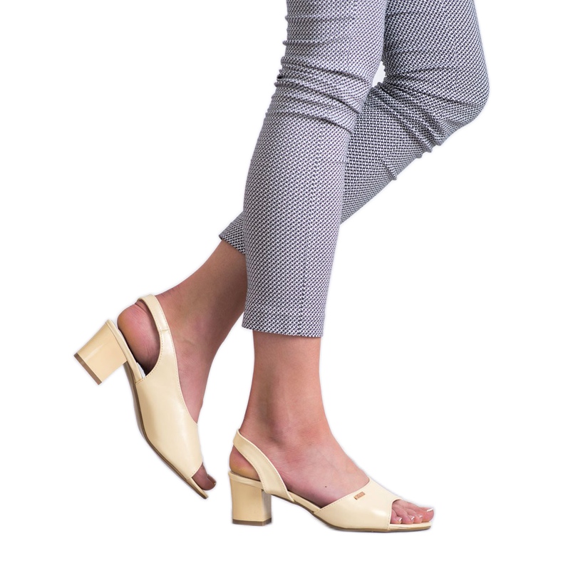 Goodin Elegant Slip-On Sandals yellow 2