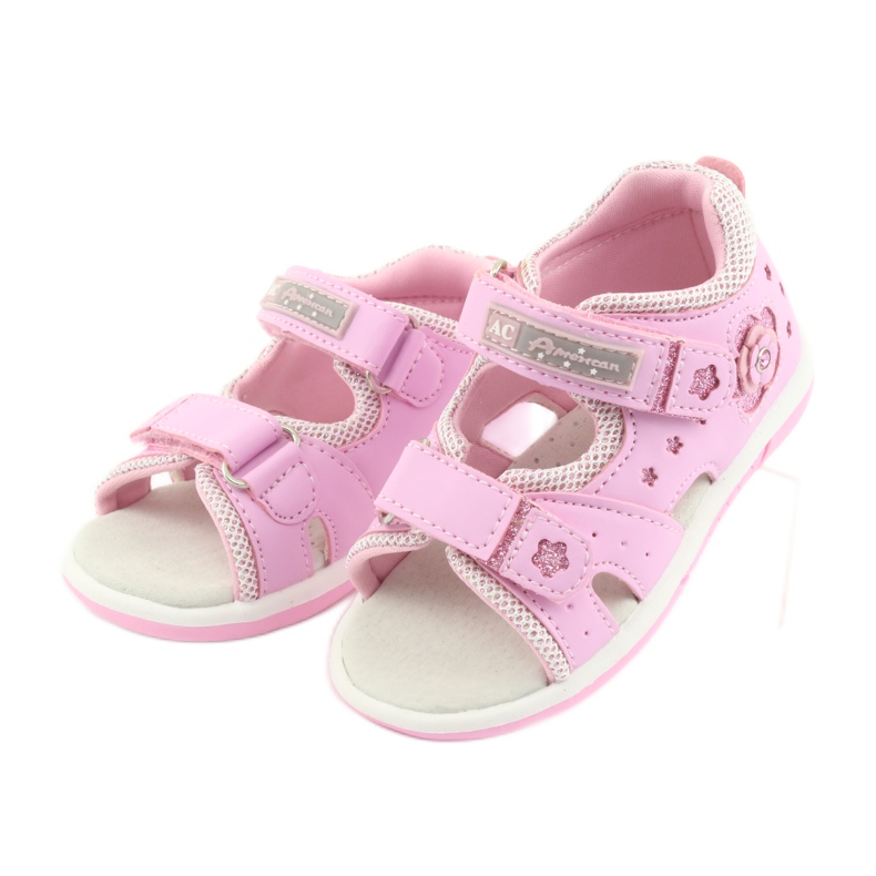 American Club DR20 pink girls' sandals 3 American Club DR20 pink girls' sandals 3