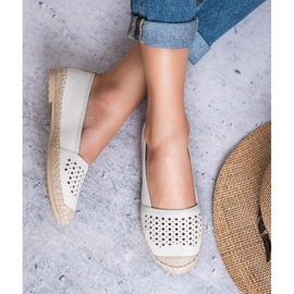 Mckeylor Openwork Espadrilles white multicolored 1