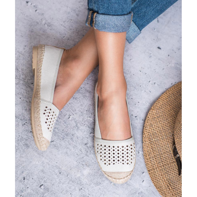 Mckeylor Openwork Espadrilles white multicolored 1