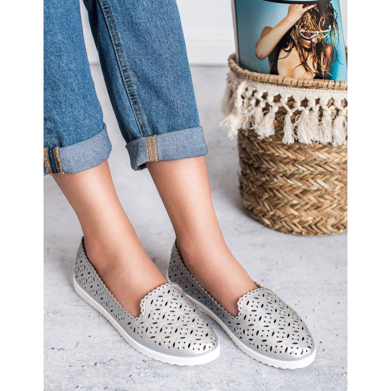 Vinceza Openwork Lords grey 1