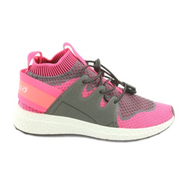 Befado children's shoes up to 23 cm 516Y030 grey pink 1