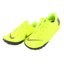 Nike Mercurial VaporX 12 Academy Tf Jr AH7353-701 soccer shoes yellow 3
