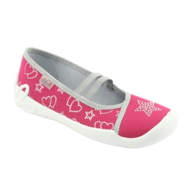 Befado children's shoes 116Y245 pink grey 1 Befado children's shoes 116Y245 pink grey 1