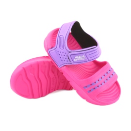 Aqua-speed Noli sandals pink and purple col. 39 3