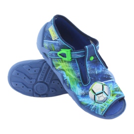 Befado children's shoes 217P098 blue green 3