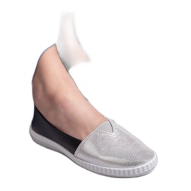 Mckeylor Fashionable Slip On Sneakers black grey 1