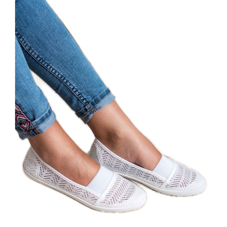 Mckeylor Textile ballerinas white 2