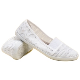 Mckeylor Textile ballerinas white 1
