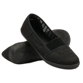Mckeylor Textile ballerinas black 1