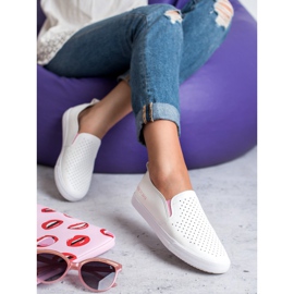 Mckeylor Openwork Slipons white 1