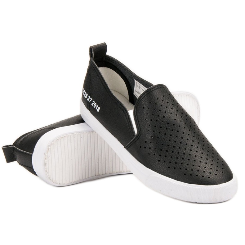 Mckeylor Openwork Slipons black 1