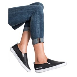 Mckeylor Openwork Slipons black 2