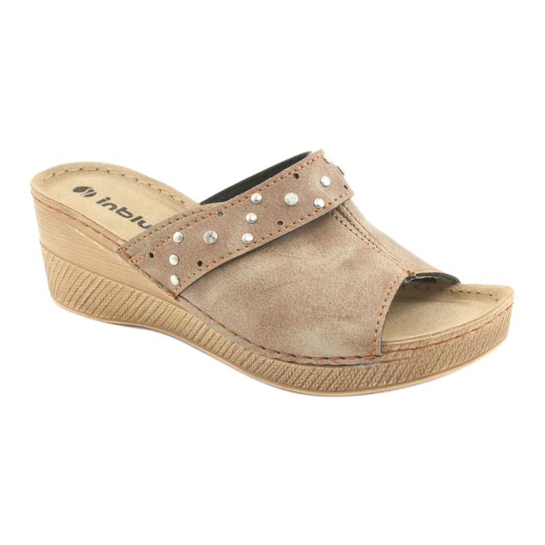Women's wedge Inblu OS007 brown 1